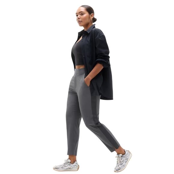 Athleta Denim - Athleta Women's Brooklyn Mid Rise Lightweight Active Ankle Pants Size 16 Gray